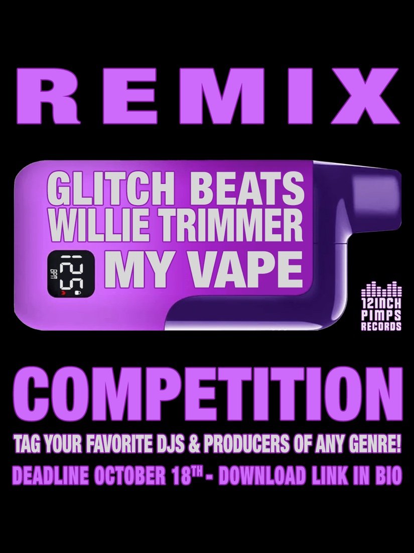“My Vape” remix competition flyer
